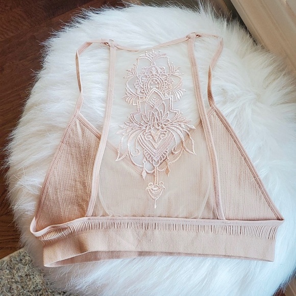 Blush tattoo mesh bralette - Picture 6 of 15